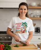 Bella+Canvas 3001 Relaxed Santa T-Shirt - Casual Holiday Tee